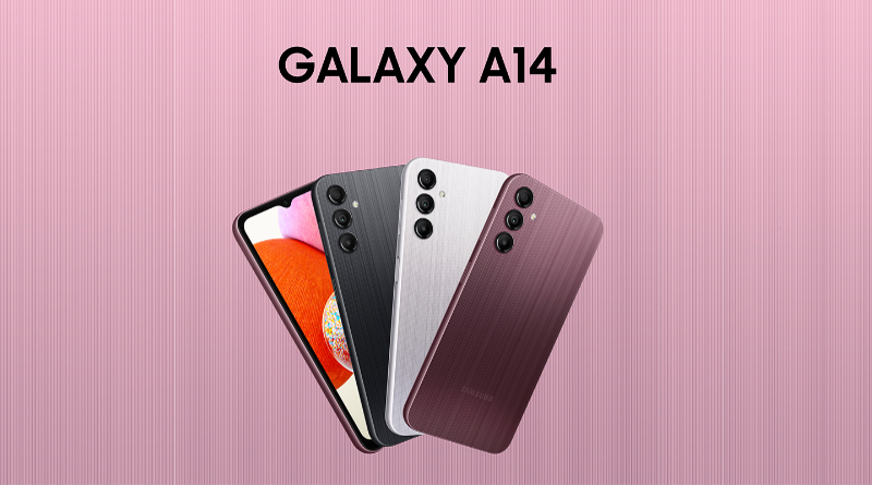 The new Samsung galaxy A14 smartphone with unique selfie camera and affordable price can be purchased across Myanmar