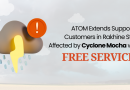 ATOM Extends Support to Customers in Rakhine State Affected by Cyclone Mocha with Free Services