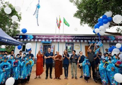 ATOM’s Heartfelt Donation of Over 120 Million MMK Rebuilds Myitta Oo Yin Youth Development Philanthropic Center for Children in Need