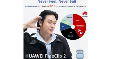 HUAWEI FreeClip 2, the No. 1 in the Premium Open-Ear TWS market, is introduced in Myanmar HUAWEI FreeClip 2, the No. 1 in the Premium Open-Ear TWS market, is introduced in Myanmar