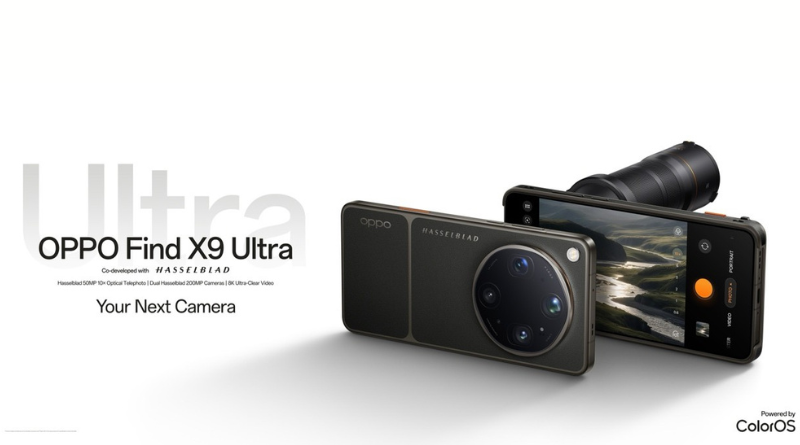 Global launch for the OPPO Find X9 Ultra, a stunning smartphone with a new camera-like experience