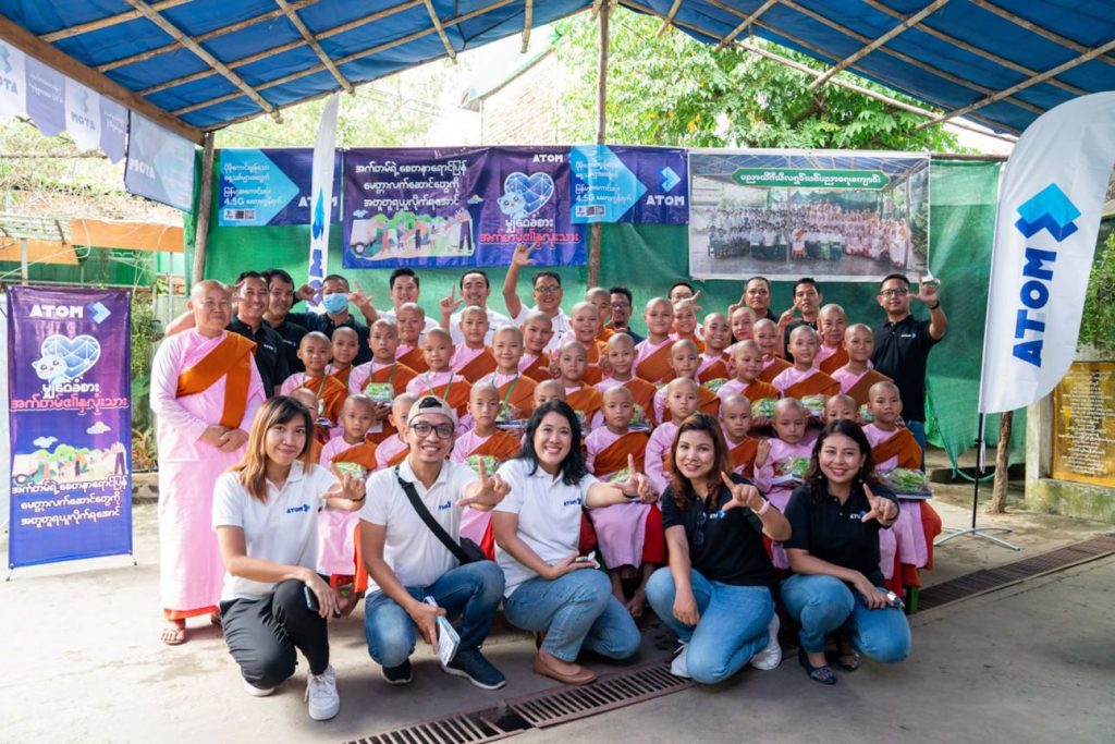 ATOM Kicks Off 'Share ATOM's Heart' Activities to Support Communities Across Myanmar