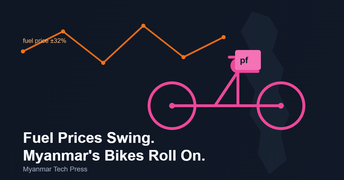 Why foodpanda Myanmar Is Betting Bigger on Bicycles as Fuel Prices Swing Wildly